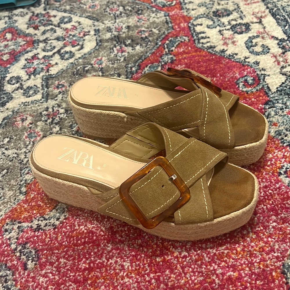 Zara Wedge Sandal